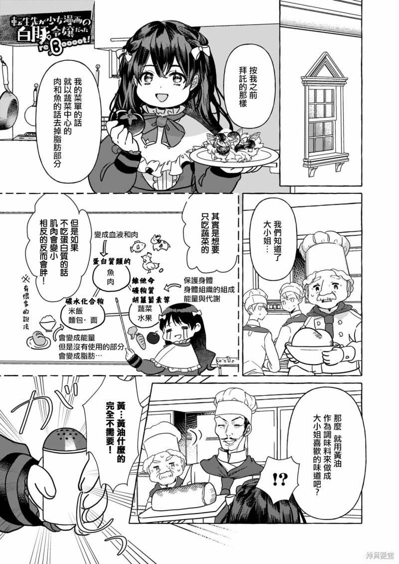 《转生成了少女漫画里的白猪千金reBoooot!》第02话第1页