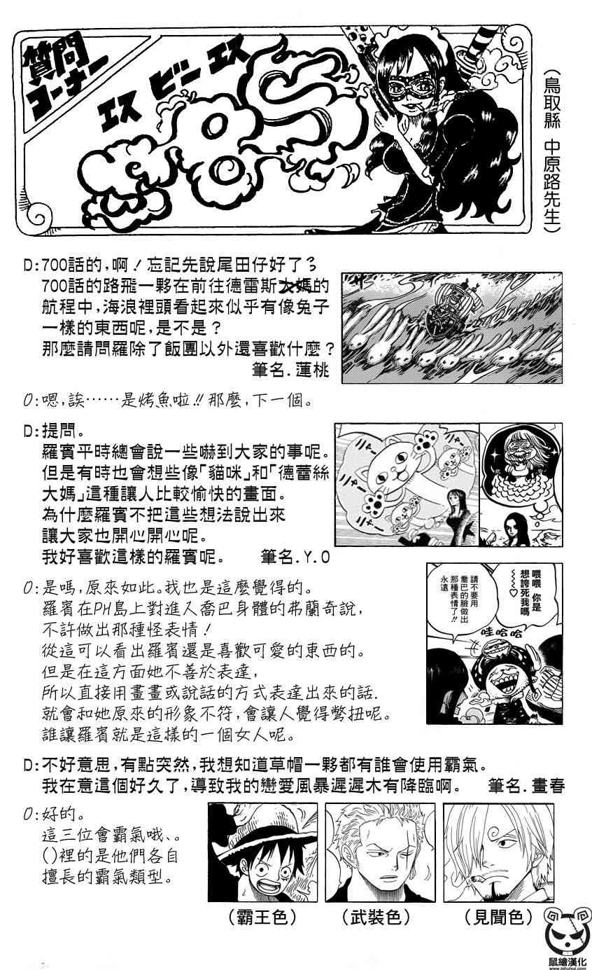 《海贼王》71话SBS第4页