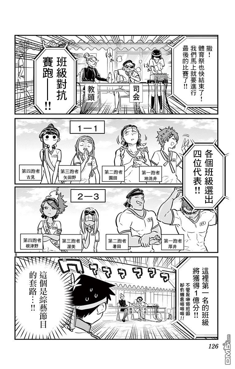 《古见同学有交流障碍症》第55话 体育祭后篇第8页