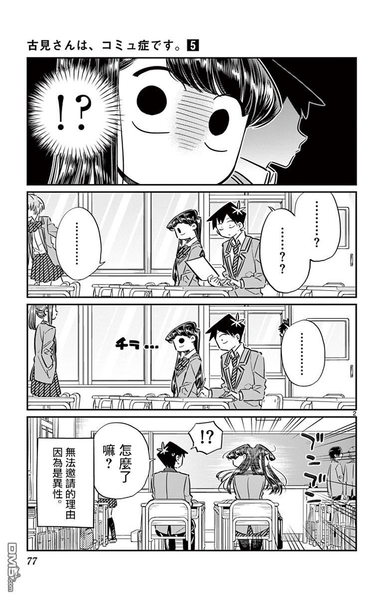 《古见同学有交流障碍症》第63话 同行的人。第2页