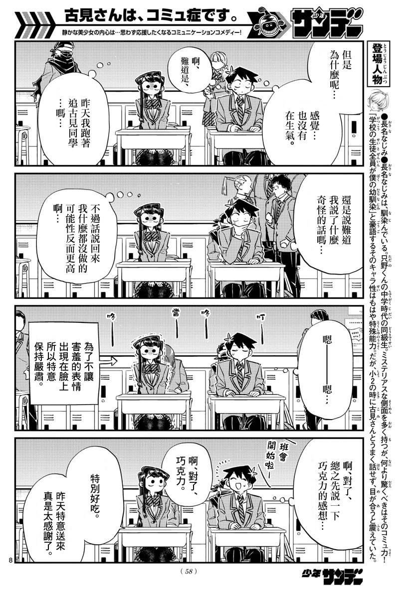 《古见同学有交流障碍症》第119话 是情人节之后。第8页