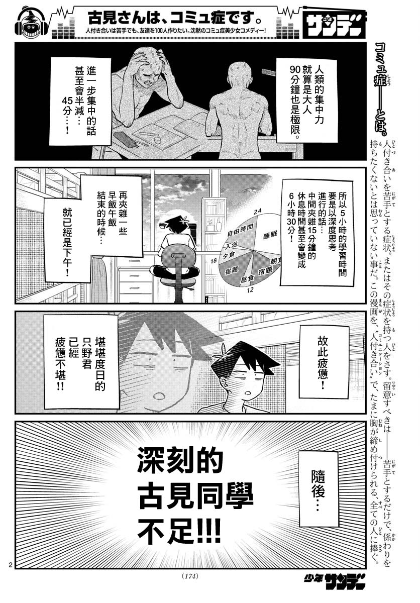 《古见同学有交流障碍症》第178话 是夏天的相会。第2页