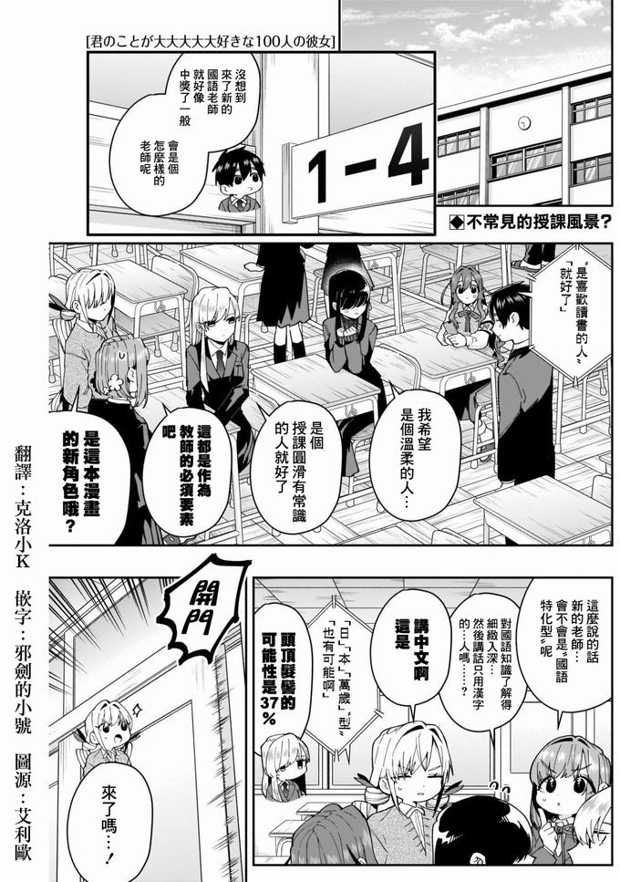 《超超超超喜欢你的一百个女孩子》57话第1页